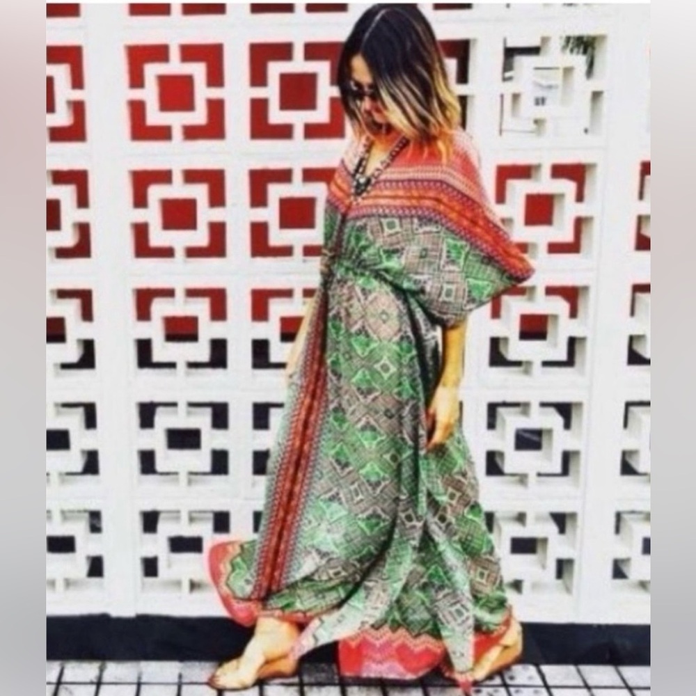 ANTHROPOLOGIE Vanessa Virginia Chama Kaftan - Picture 4 of 14